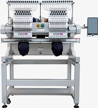EmbriX Zweikopf-Stickmaschine Dual 1502 